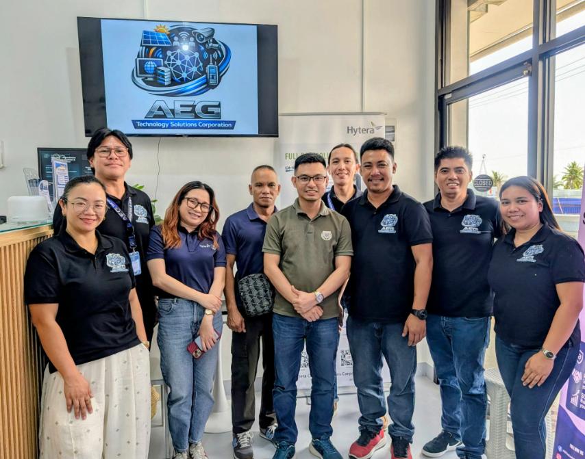 AEG × Hytera — Hytera Representatives and AEG Team