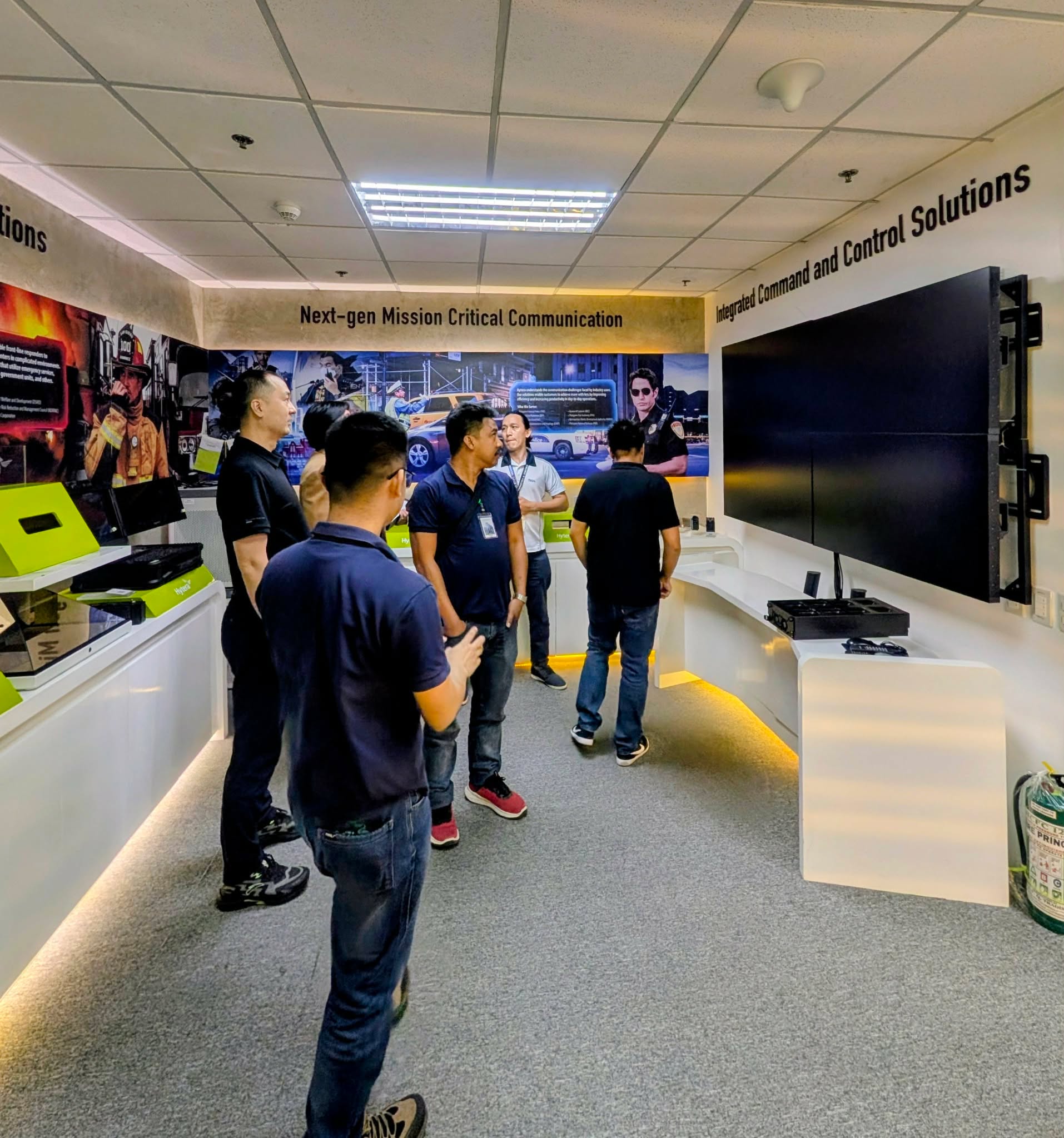 AEG and Hytera product visit photo 10