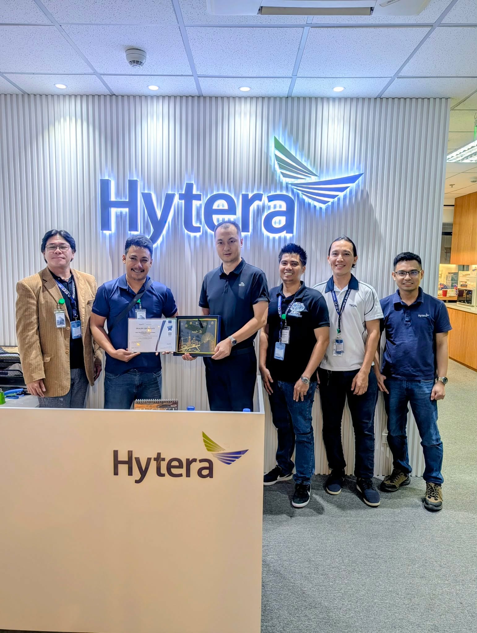 AEG and Hytera product visit photo 3