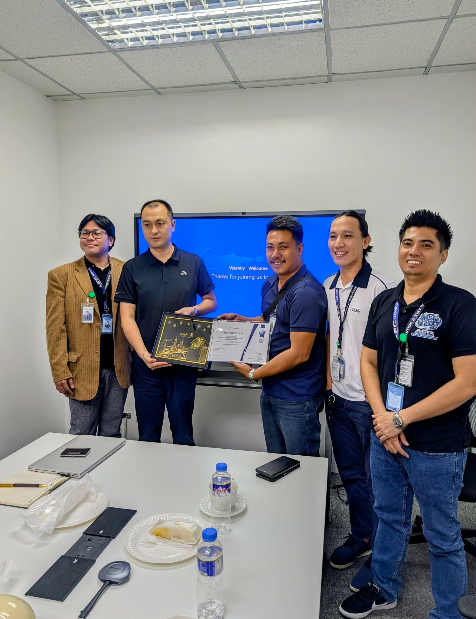 AEG and Hytera product visit photo 6