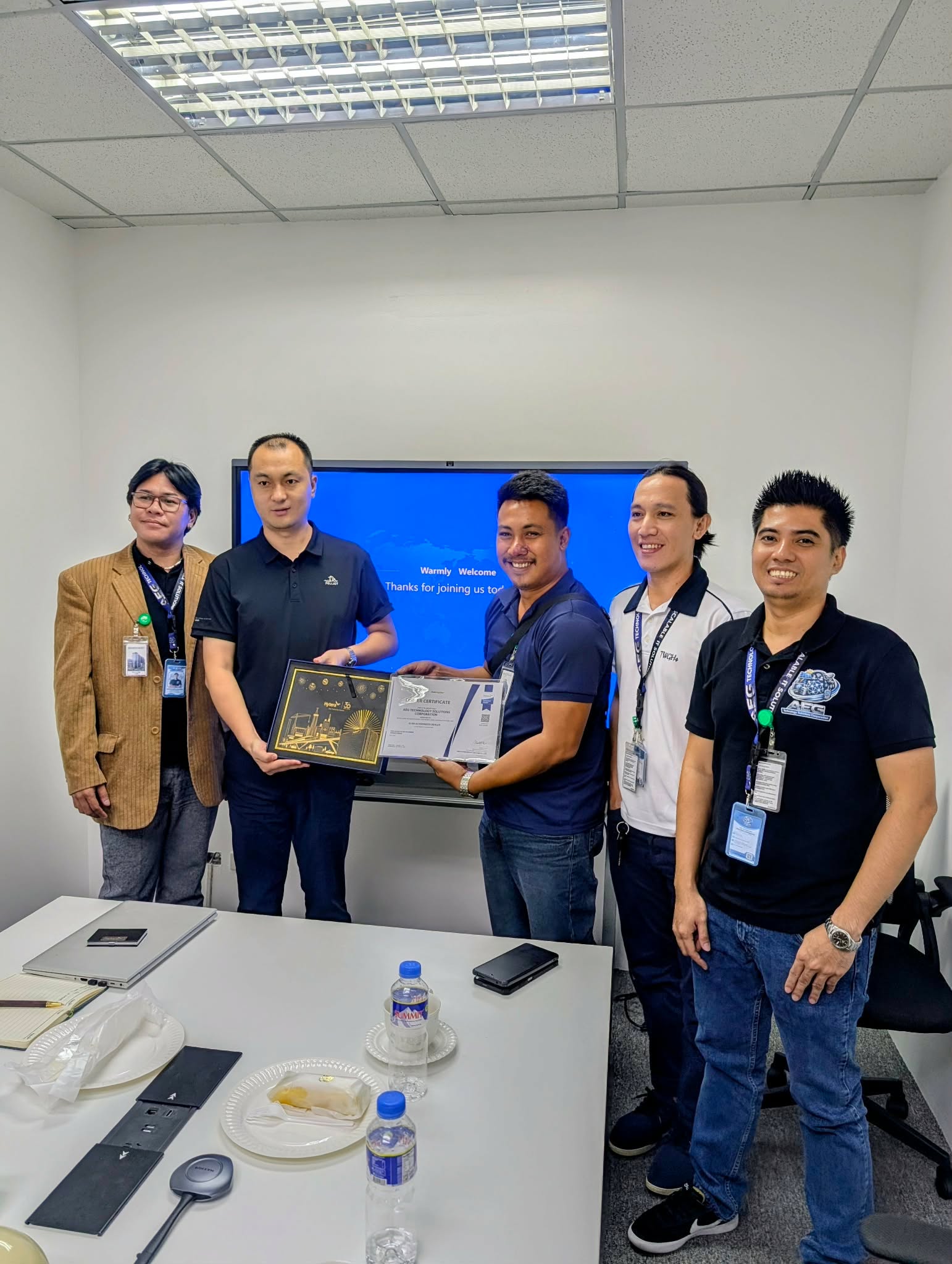 AEG and Hytera product visit photo 7