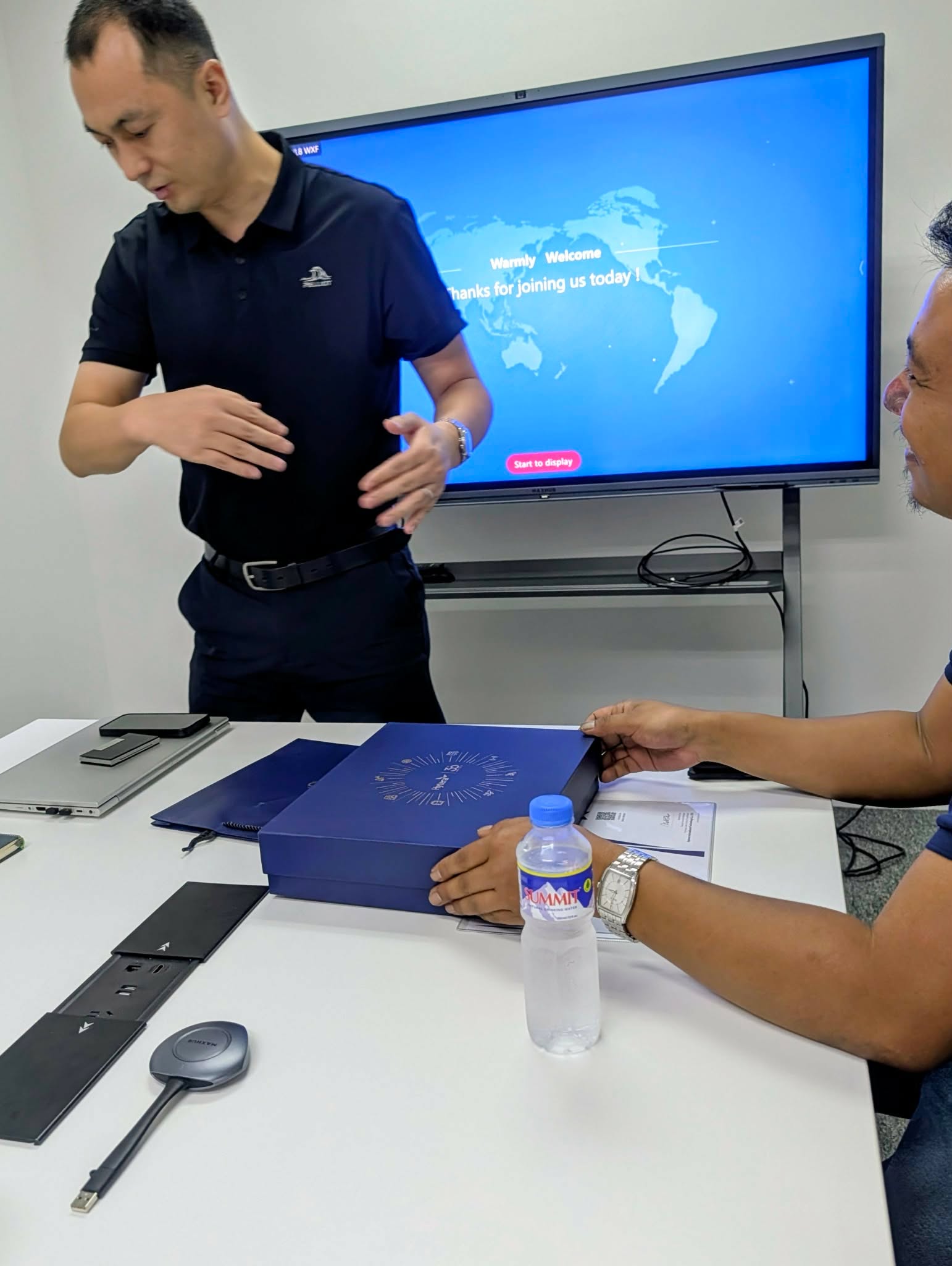AEG and Hytera product visit photo 8