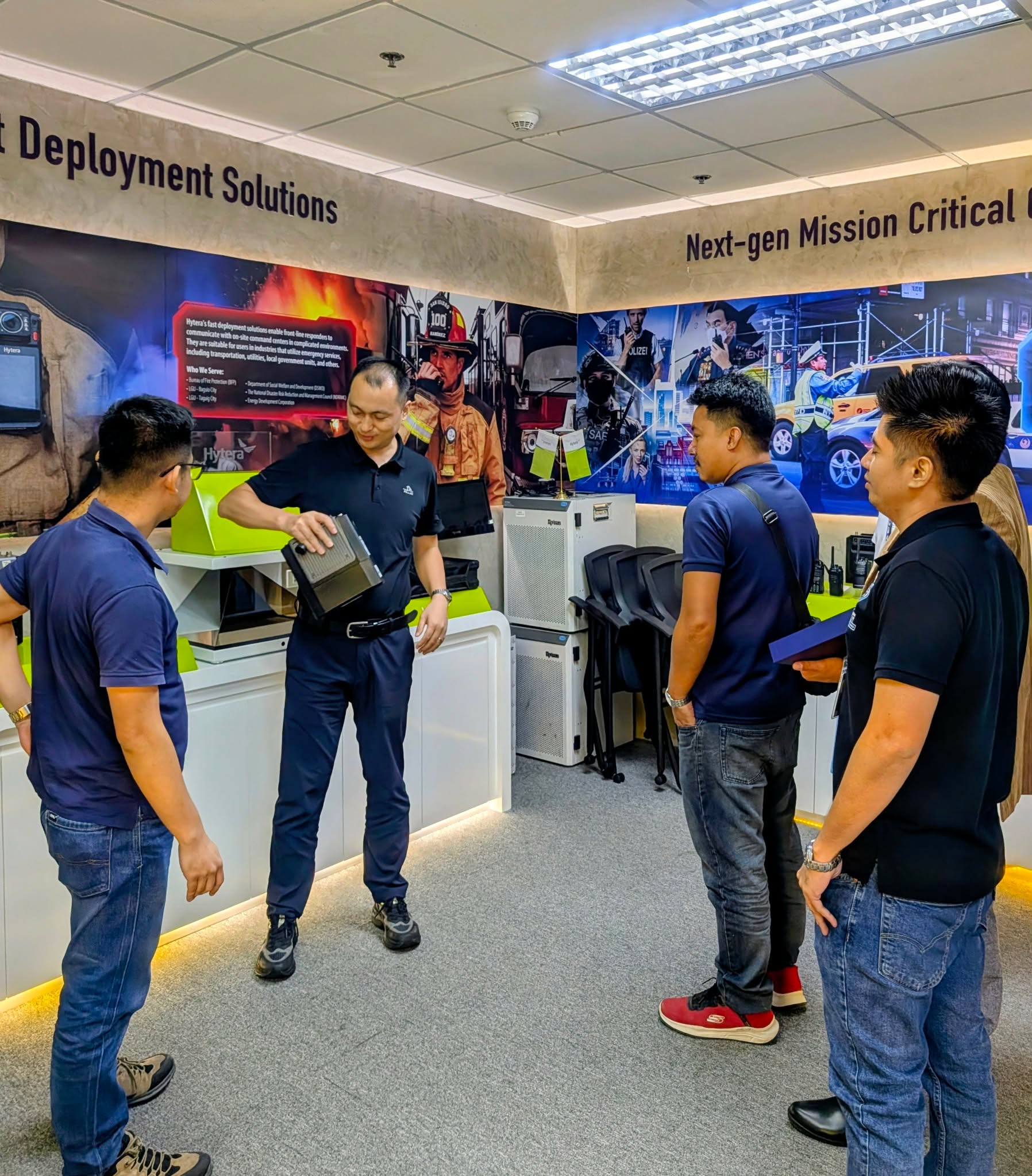 AEG and Hytera product visit photo 9