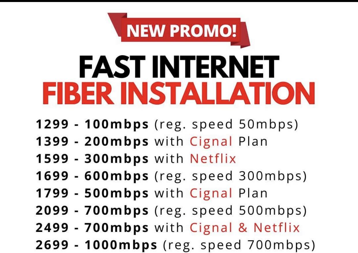 PLDT Fiber Installation Promo