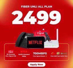 PLDT Fiber Unli All Plan 2499